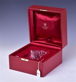 Steuben Crystal Eagle
5 1/2" high
in original fitted box
signed