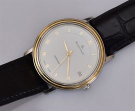 Blancpain #92 Gent's Wrist Watch
18k gold and stainless steel
automatic with date window
1 1/4" diameter