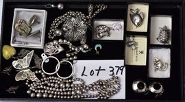 Sterling Silver Jewelry
including J. H. Breakell brooches (5), 
necklaces, earrings and brooches
including Taxco