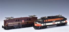 Two Lionel Train Engines
New Haven #2350 and
Pennsylvania #2360
