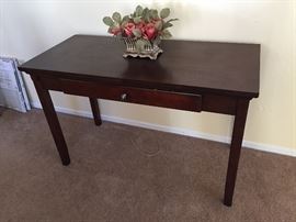 wood desk