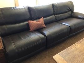 large leather sectional - 6 individual pieces
