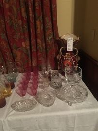 Porcelain and more Glassware
