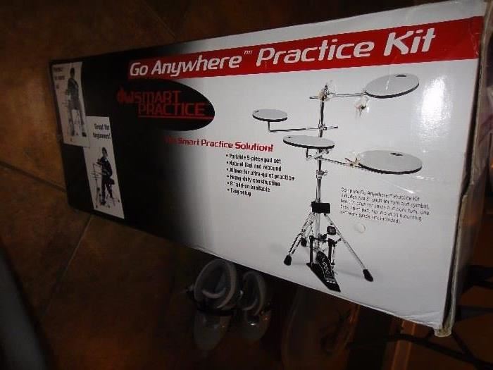 Drum Practice kit, Go Anywhere Practice kit