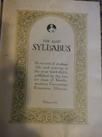 1926 Syllabus, NorthWestern University Yearbook