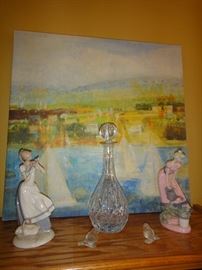 Wall Art, Decanter, Figurines made by Lladro