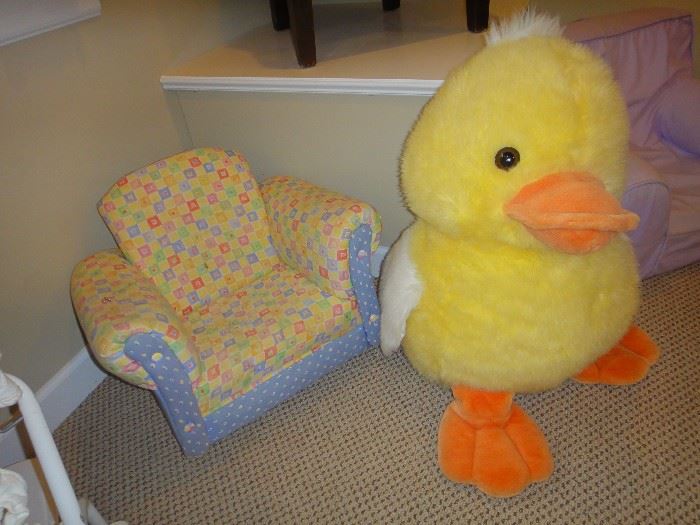 Children's Chairs, Large Duck for Easter