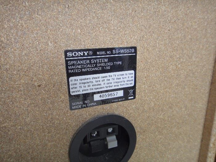 Sony Sub woofer, SS-WS52B
