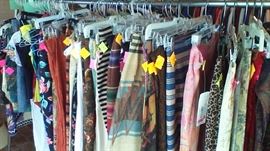 Clothes of all descriptions from sizes 2 to 10