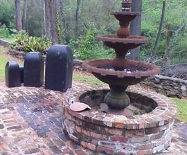 A three tier fountain