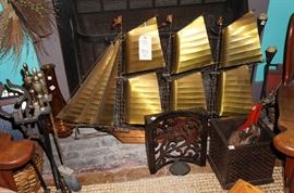 Brass ship, in great shape