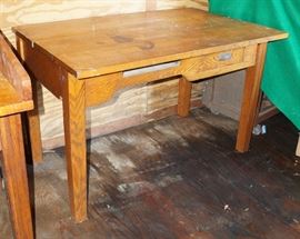 Old desk is from the Atlantic Beach Post Office.