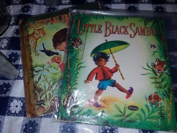 Little Black Sambo books. black Americana 