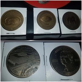 UGA coin flip coins 1983 to 1988