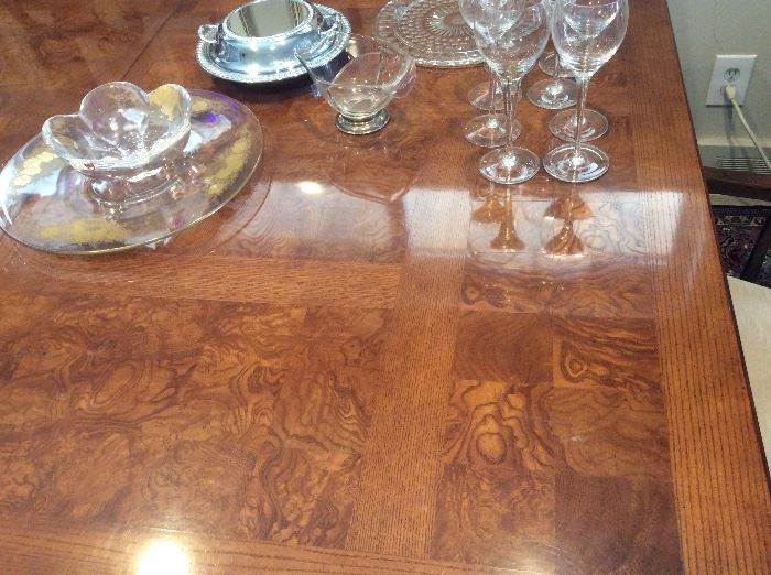 Detail, dining room table top