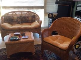 Wicker furniture set