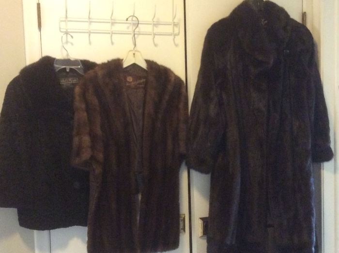 Vintage fur coats