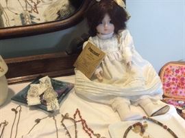 More jewelry, Mann Collections doll