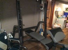Weight bench and accessories