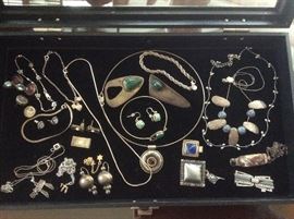 Vintage sterling and 14K fine jewelry, including Tiffany rope bracelet