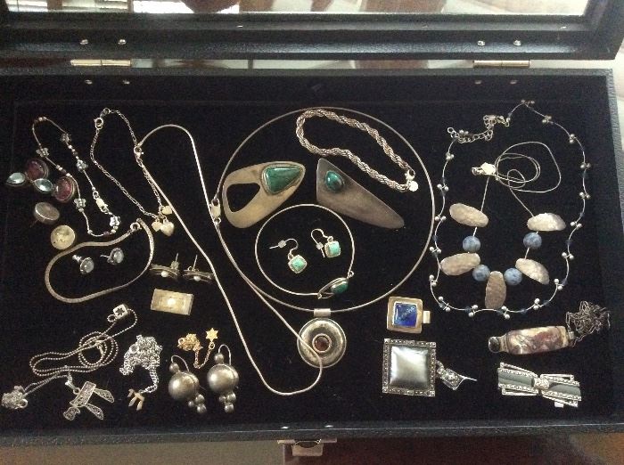 Vintage sterling and 14K fine jewelry, including Tiffany rope bracelet