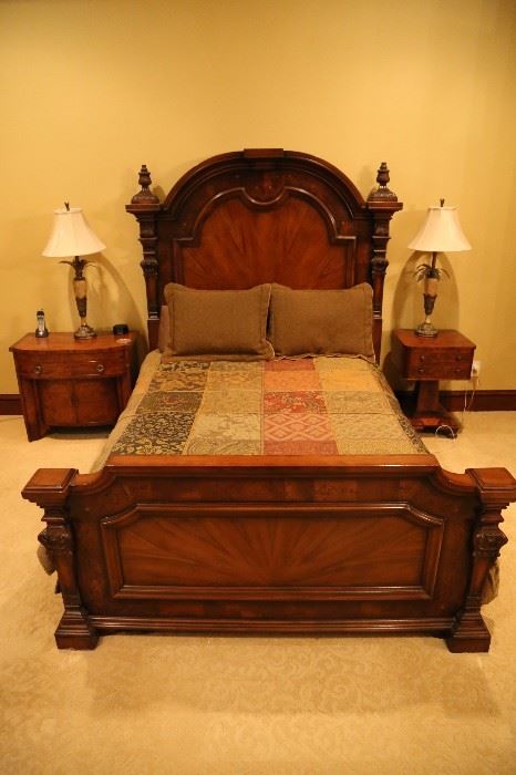 Henredon queen bed. (3 piece set) 