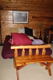 Log style futon 