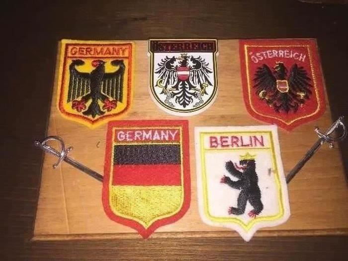 German patches...