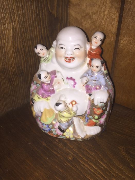  Occupy Japan Laughing Buddha with 5 kids.