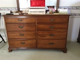 Solid cherry dresser by Thomasville