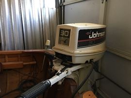 17-1/2' boat for sale with 30 HP motor 