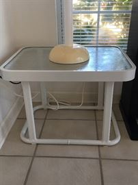 Patio tables used indoors only