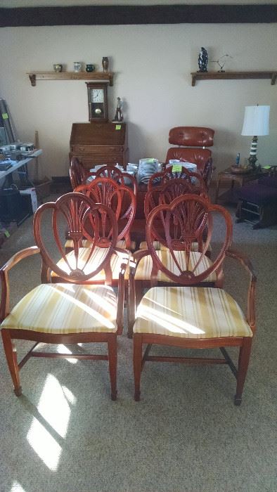 Drexel set of 8 chairs