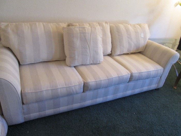 Sofa with matching Love Seat, by Bauhaus.