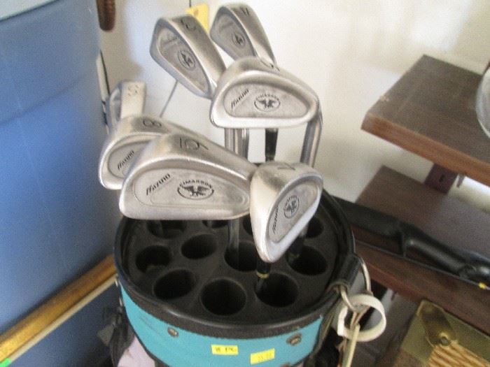 Selection of Golf Clubs.