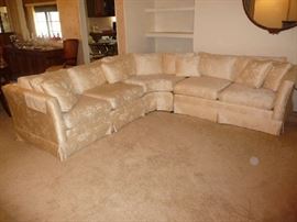 CREAM SECTIONAL SOFA