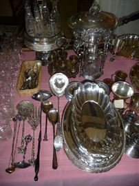 CLOSEUP OF SILVERPLATED