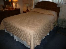 FULL SIZE HEADBOARD, MATTRESS SET