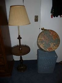 TABLE LAMP, HAT BOX