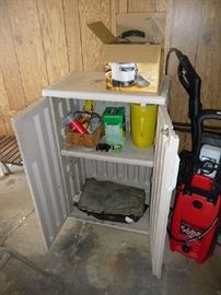 PLASTIC STORAGE CABINET