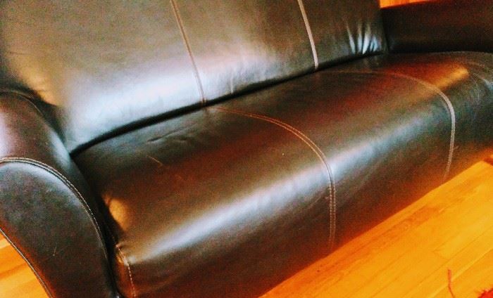 Calia leather sofa