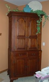 Hand Carved wooden armoire