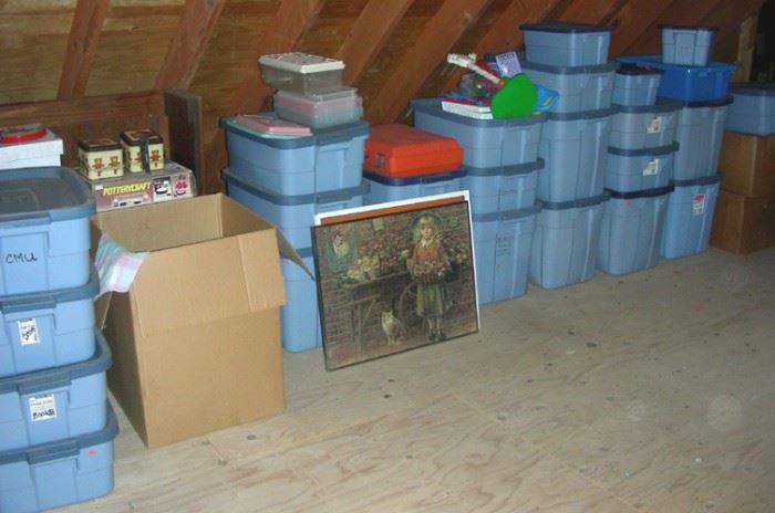 Still dozens and dozens of boxes to unpack