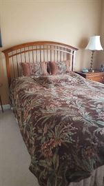 Queen wood slat headboard   $75  BUY ahead