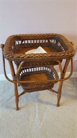 Wicker tier table   $40