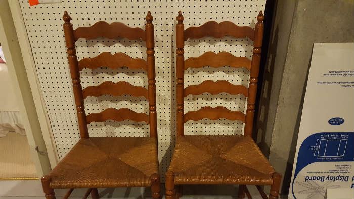 Ladder back chairs   $40 each