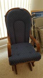 Blue cloth glider   $60  Buy ahead