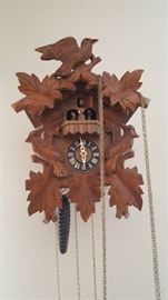 Wood cuckoo clock   $60  