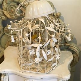 Birdcage light fixture
