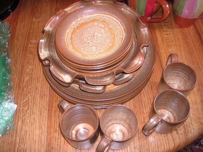 Handmade pottery - 14 pcs